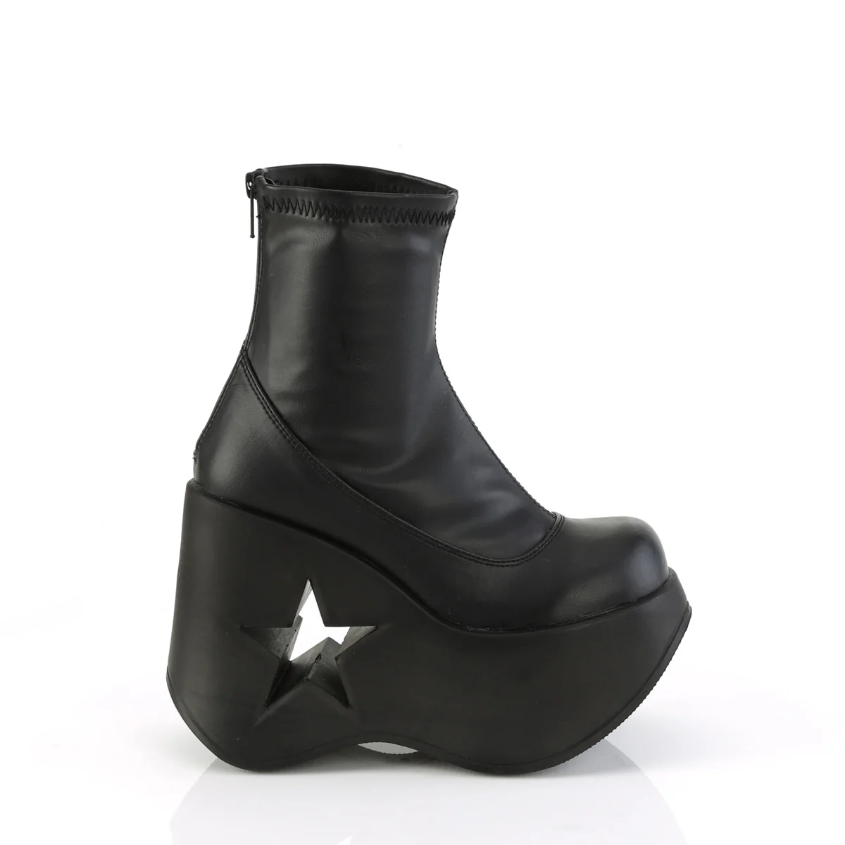 DYNAMITE-100  Black Stretch Vegan Leather - Image 5