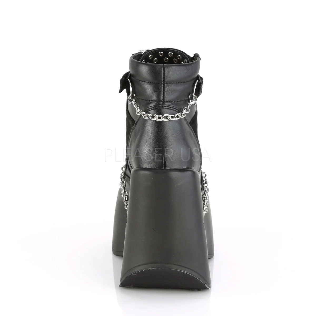 DYNAMITE-101  Black Vegan Leather-Vegan Suede - Image 4