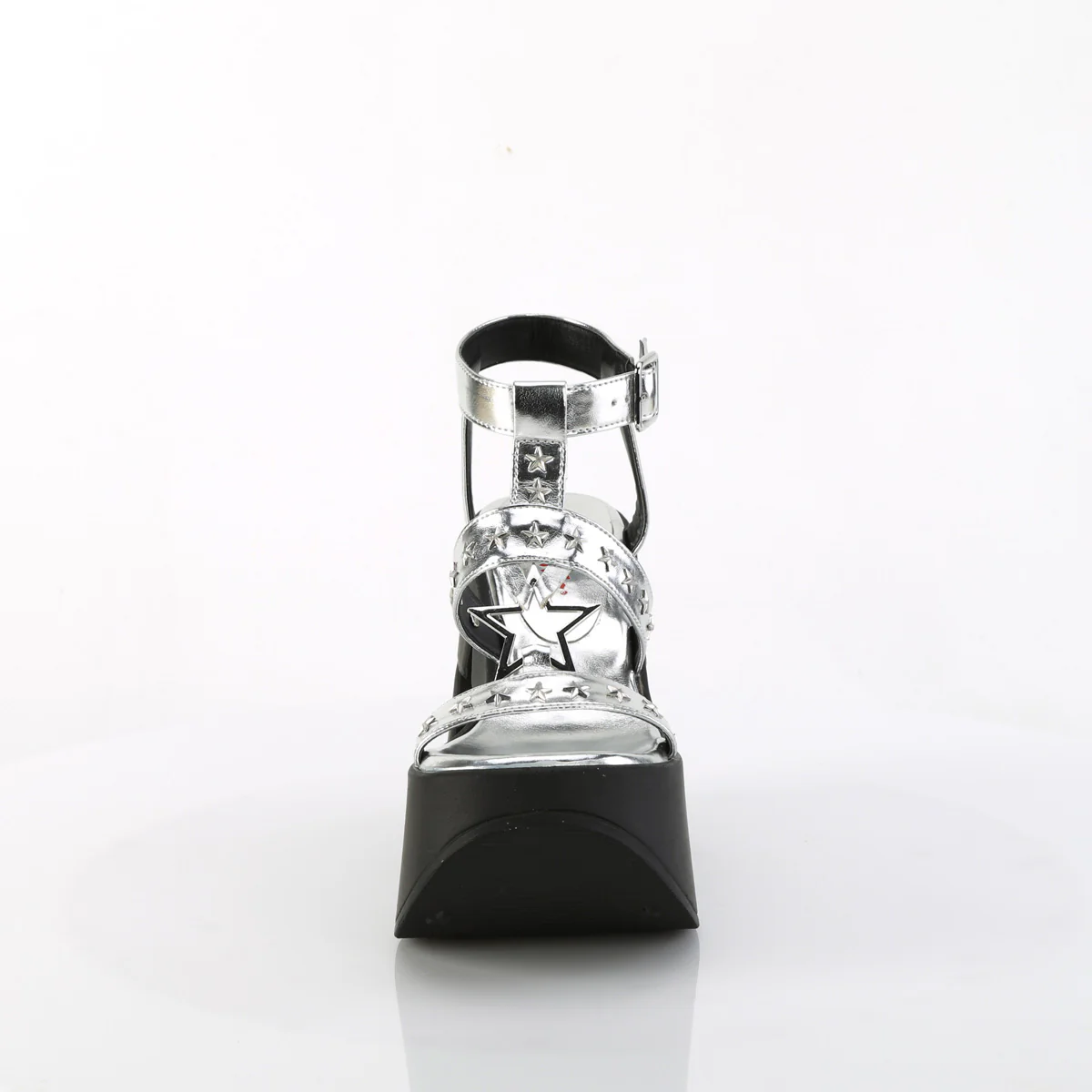 DYNAMITE-12 Silver Metallic Vegan Leather - Image 2