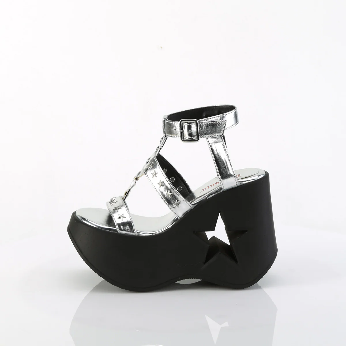 DYNAMITE-12 Silver Metallic Vegan Leather - Image 3
