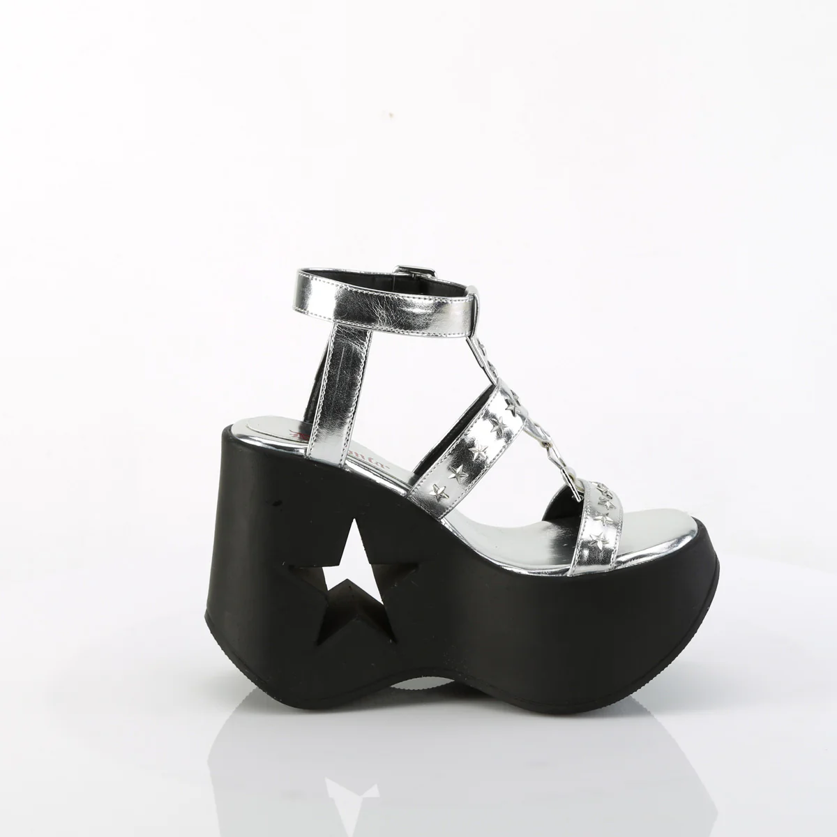 DYNAMITE-12 Silver Metallic Vegan Leather - Image 5