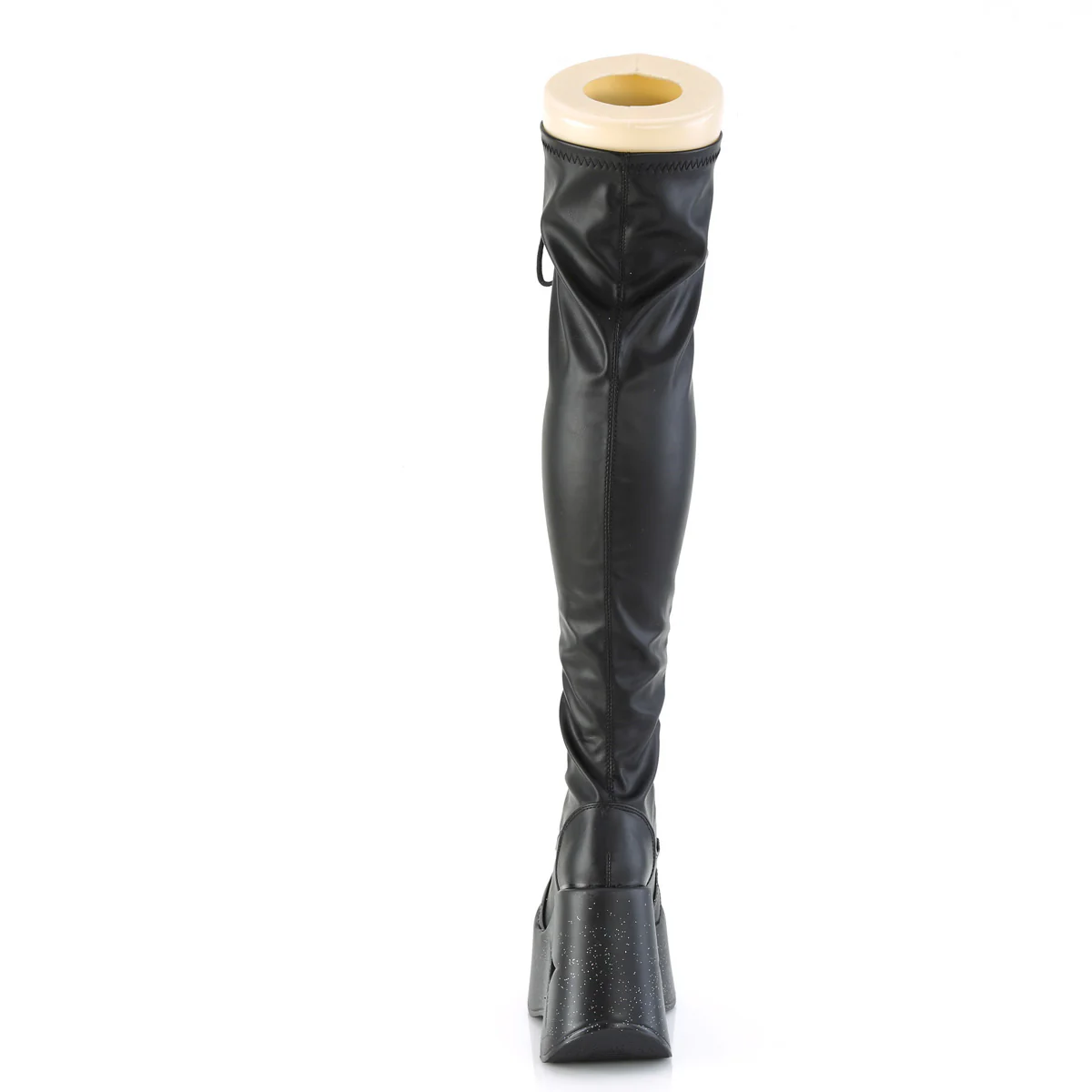 DYNAMITE-300-1  Black Stretch Vegan Leather - Image 4
