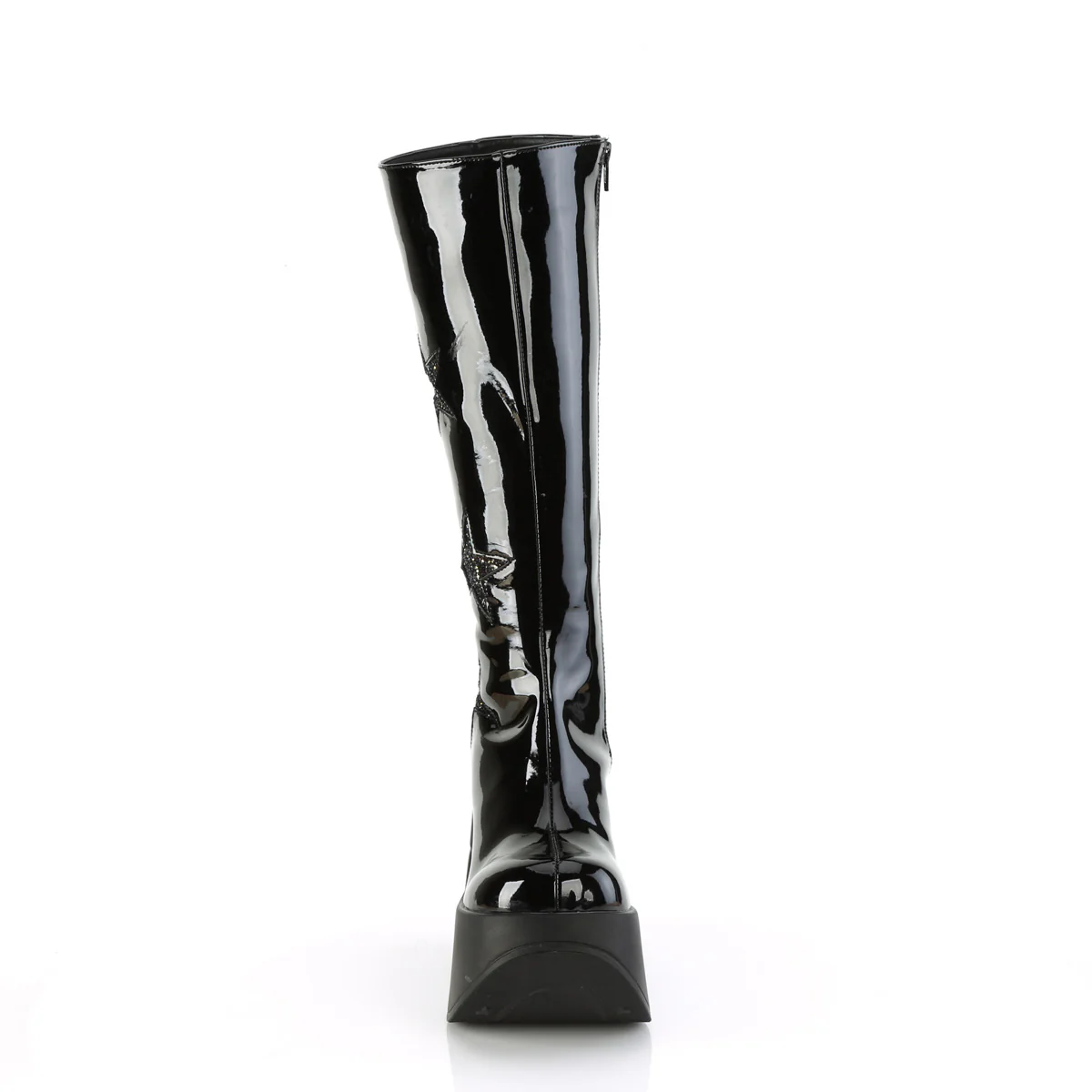 DYNAMITE-600 Black Patent-Black Multi Glitter - Image 2