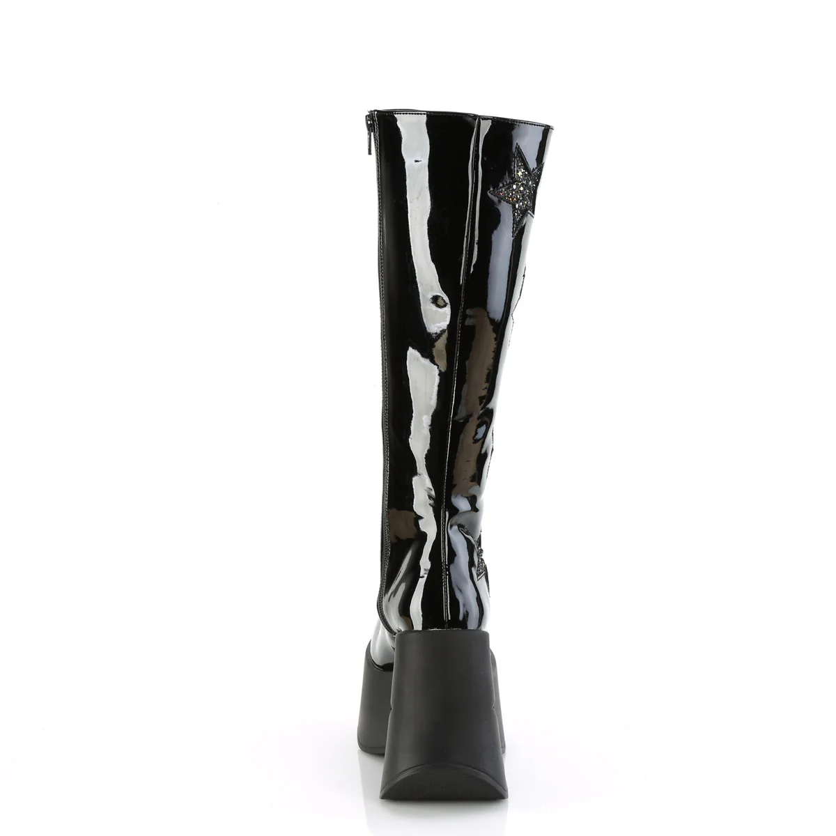 DYNAMITE-600 Black Patent-Black Multi Glitter - Image 4