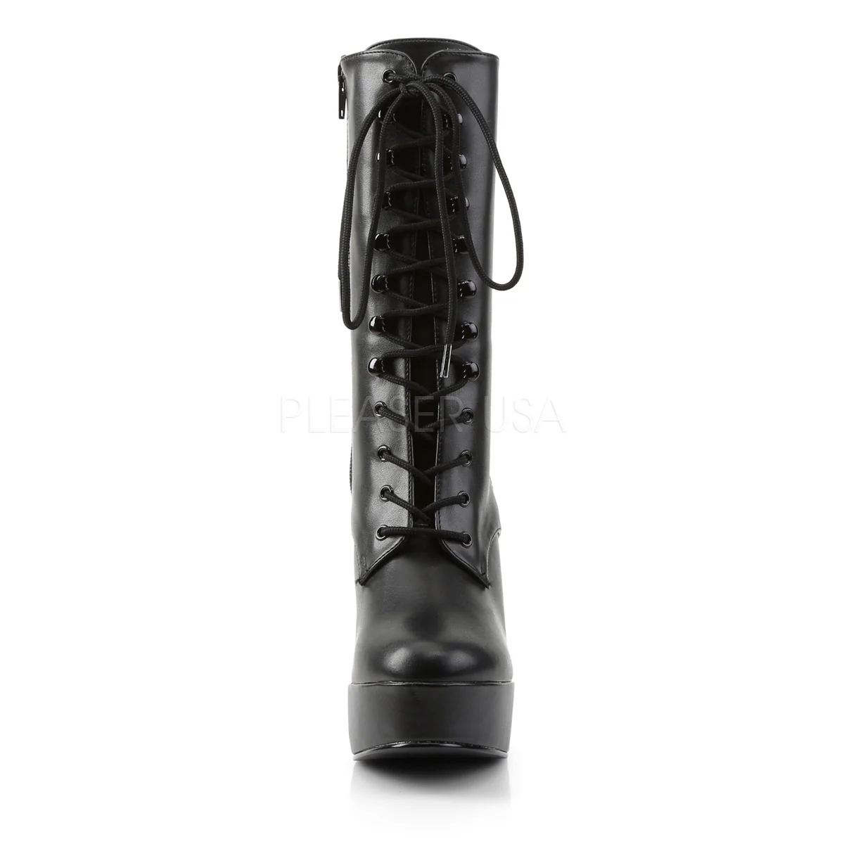 ELECTRA-1020  Black Faux Leather/Black Matte - Image 2