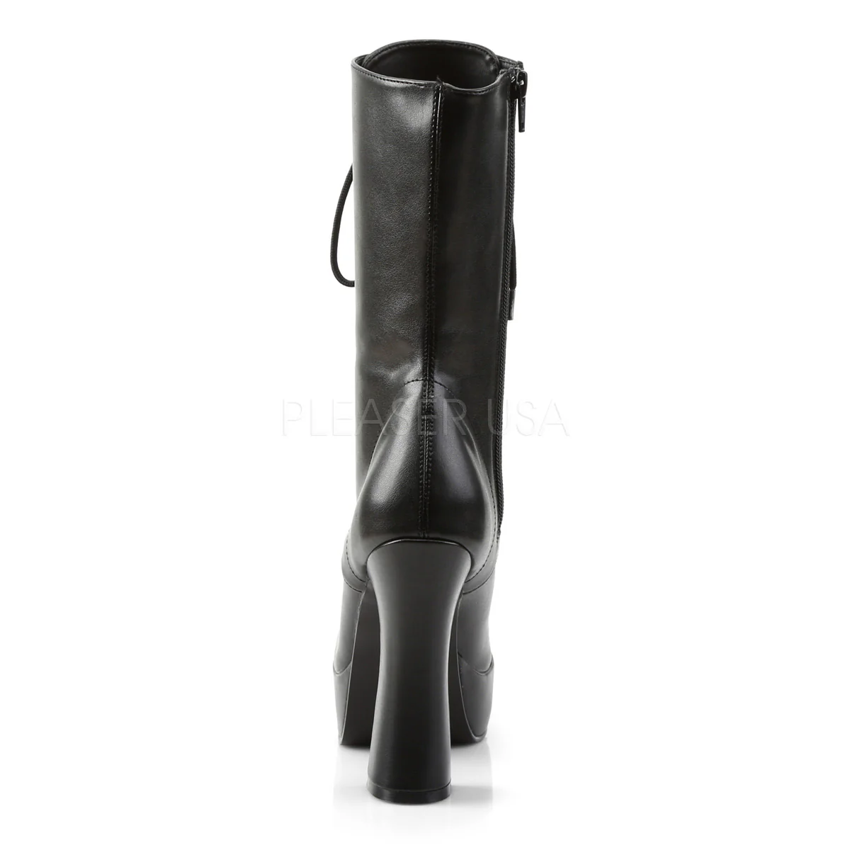 ELECTRA-1020  Black Faux Leather/Black Matte - Image 4