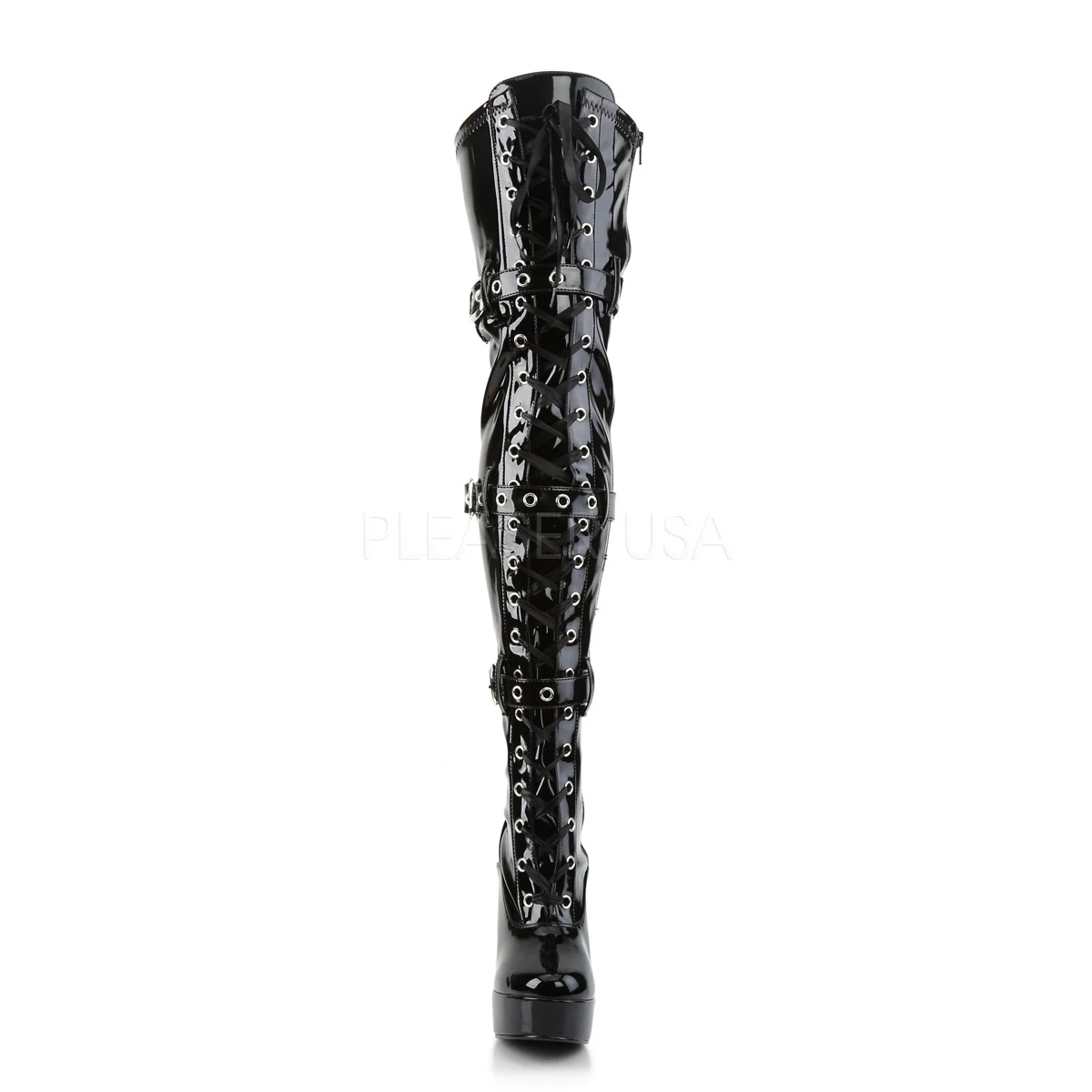 ELECTRA-3028  Black Str Patent - Image 2