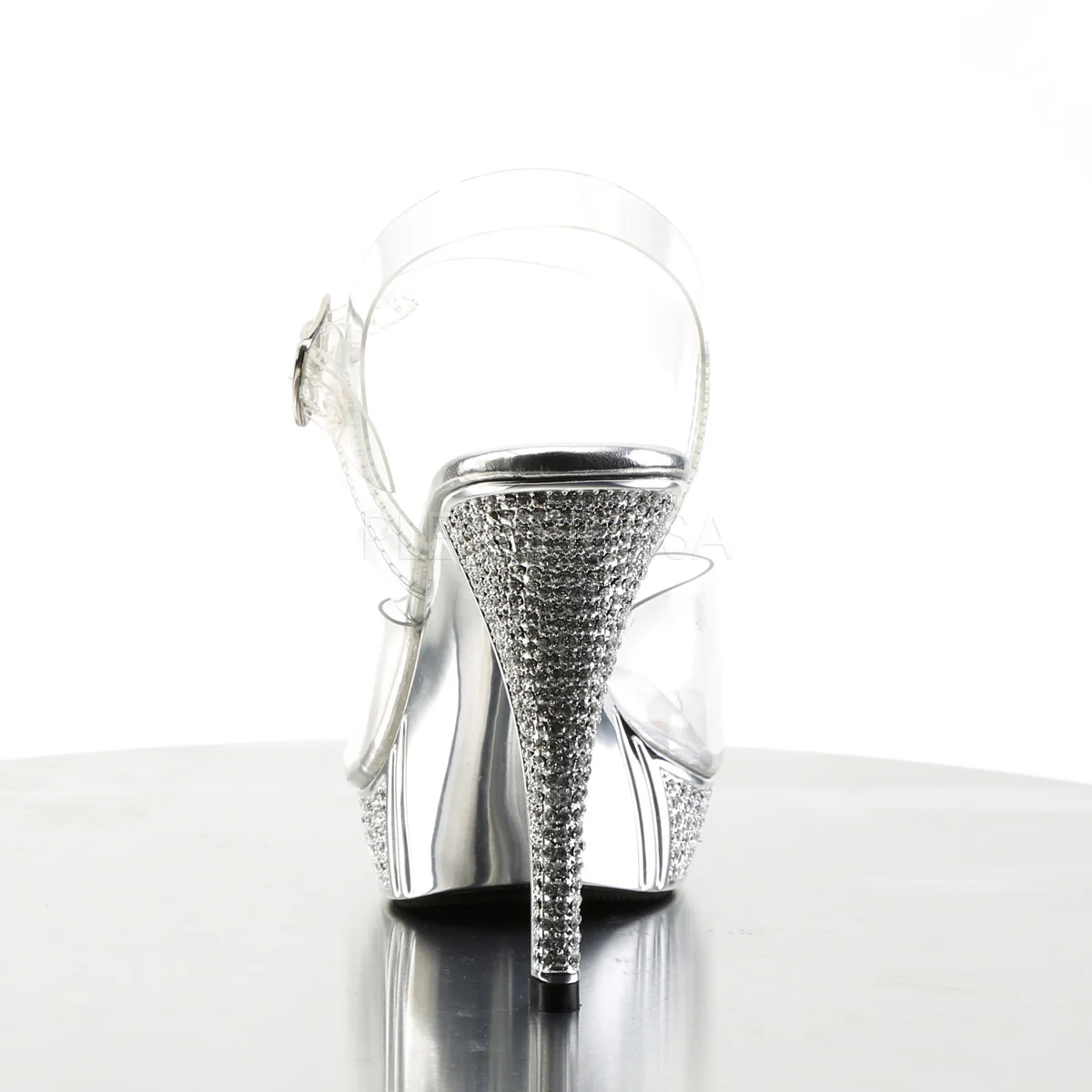 ELEGANT-408 Clear/Silver Chrome - Image 4