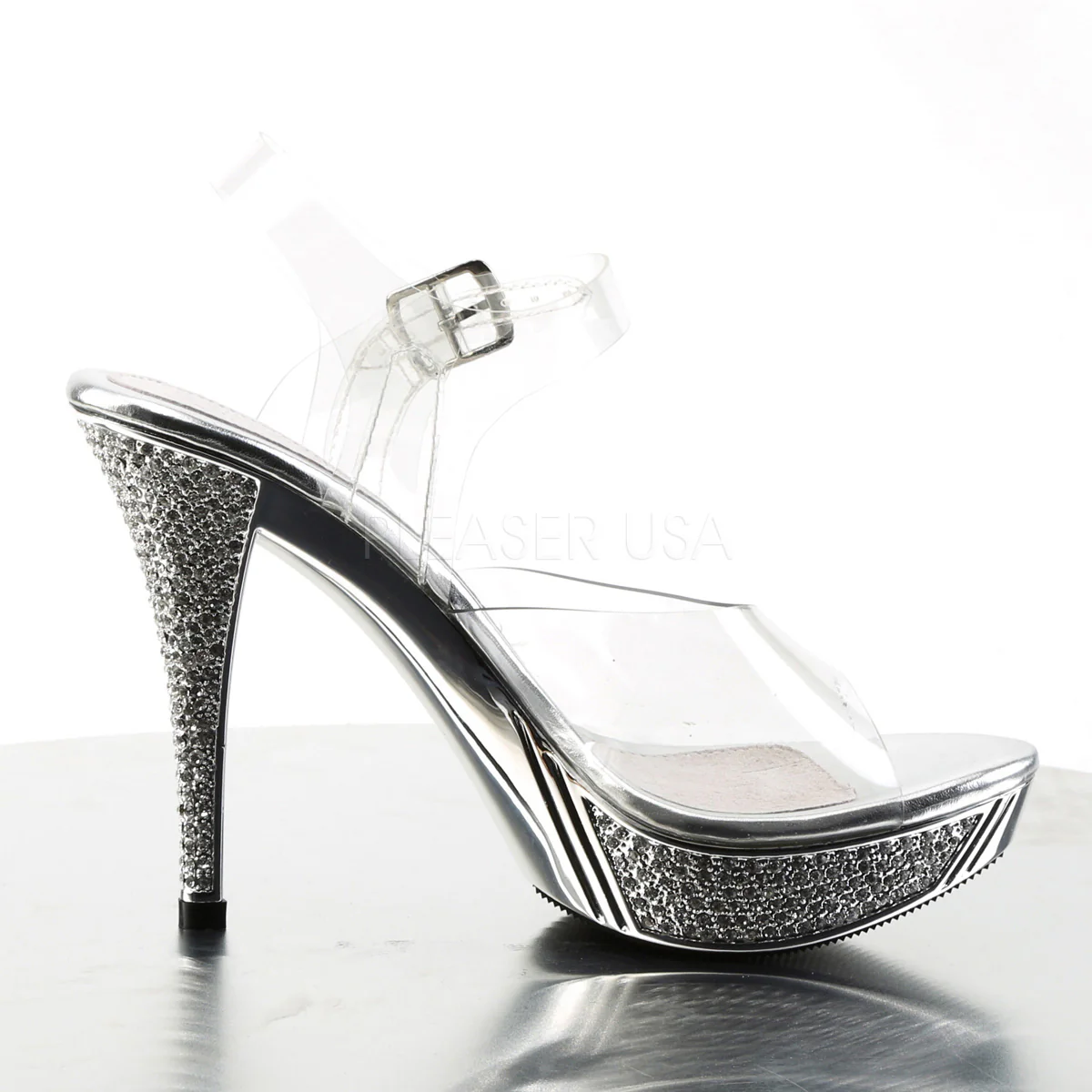 ELEGANT-408 Clear/Silver Chrome - Image 5