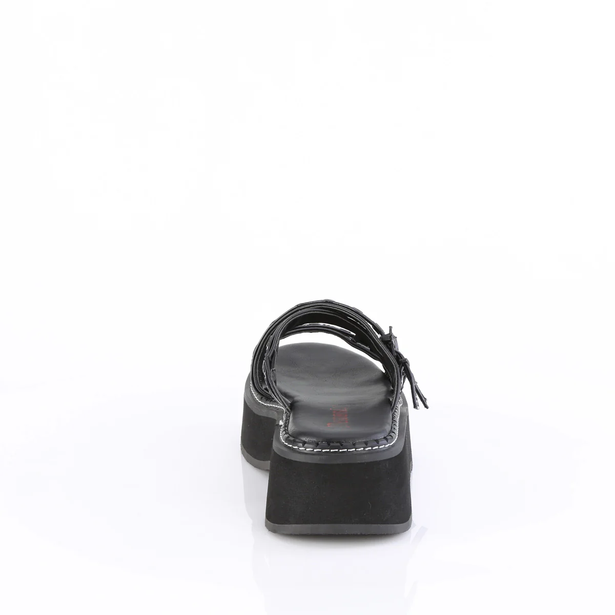 EMILY-07  Black Vegan Leather-Holo Patent - Image 4