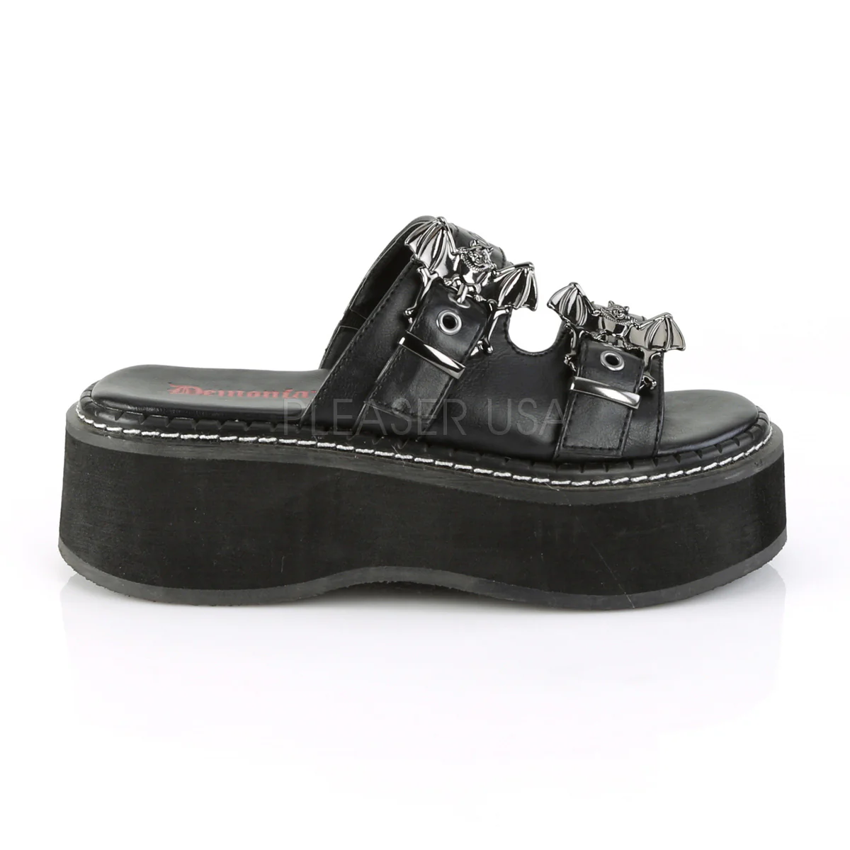 EMILY-100  Black Vegan Leather - Image 5