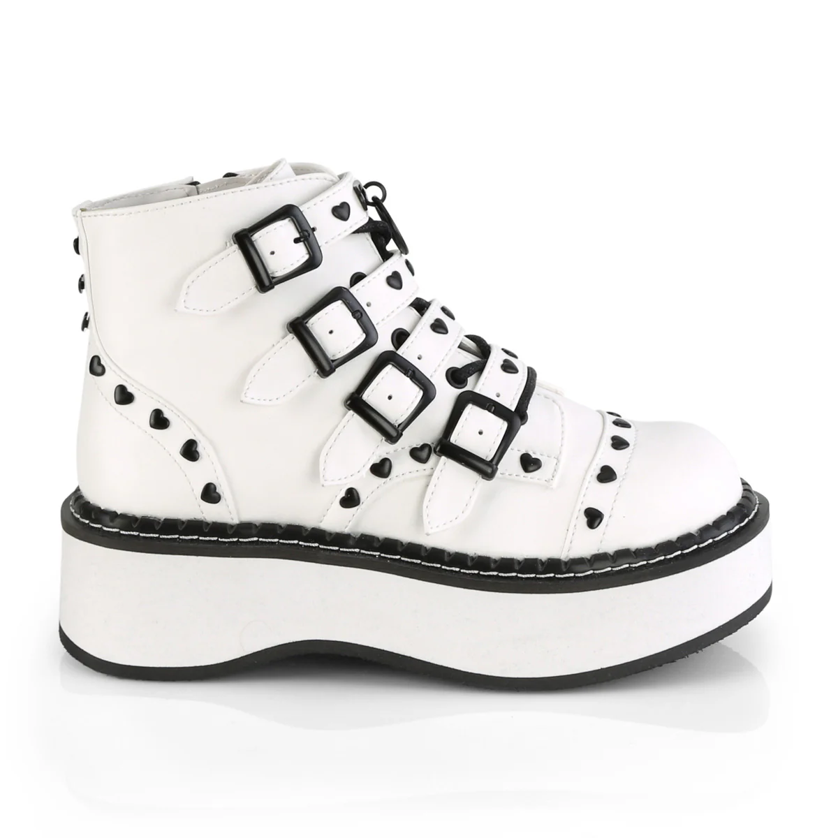 EMILY-315 White Vegan Leather - Image 5