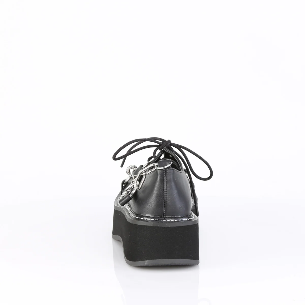 EMILY-32  Black Vegan Leather - Image 4