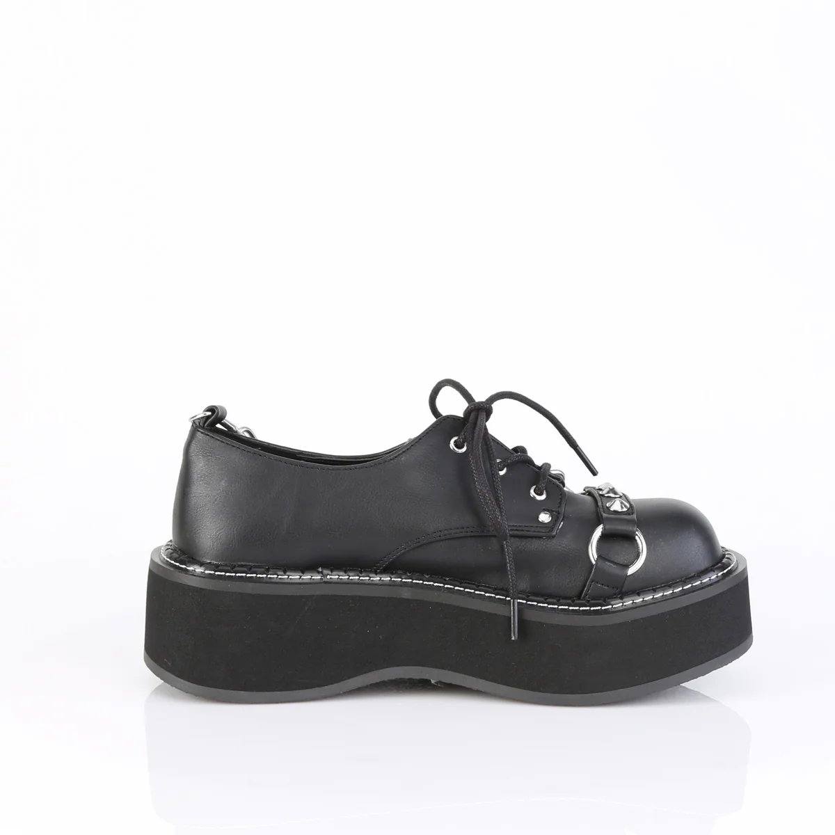 EMILY-32  Black Vegan Leather - Image 5
