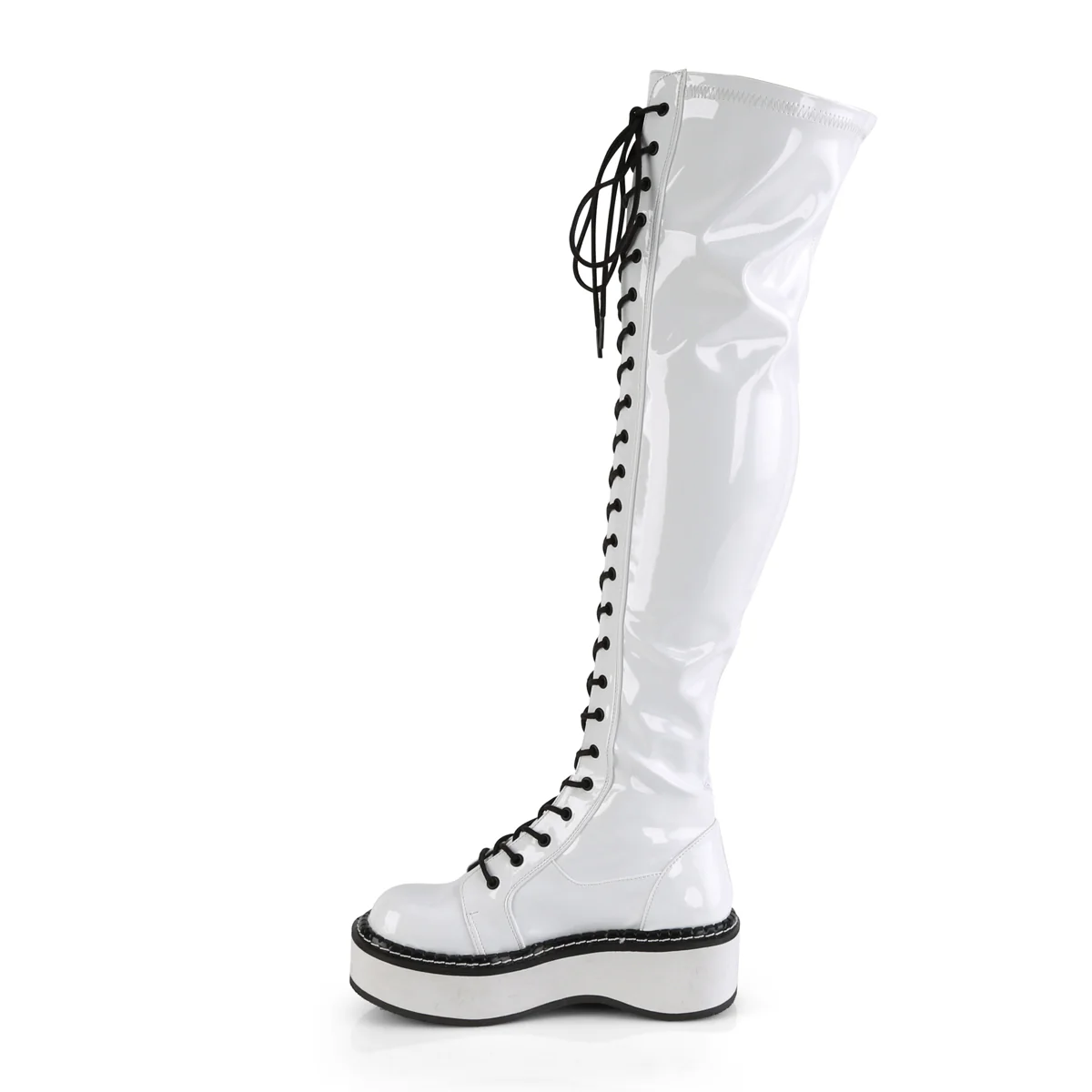 EMILY-375 White Patent - Image 3