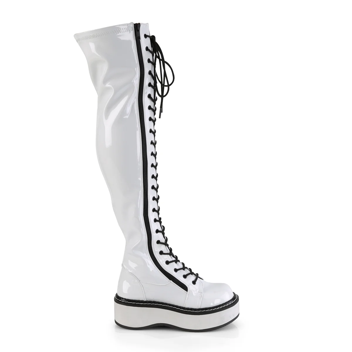 EMILY-375 White Patent - Image 5