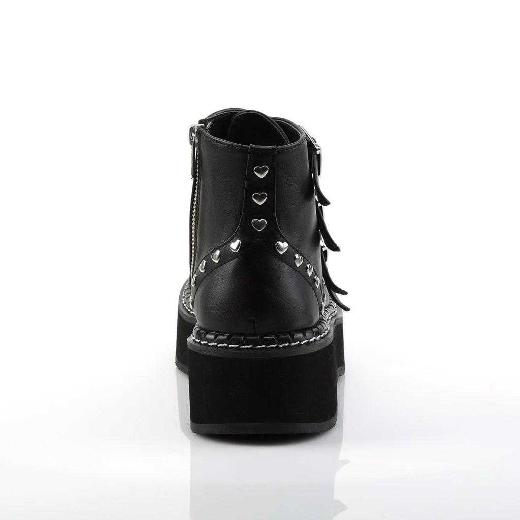 EMILY-315  Black Vegan Leather - Image 4