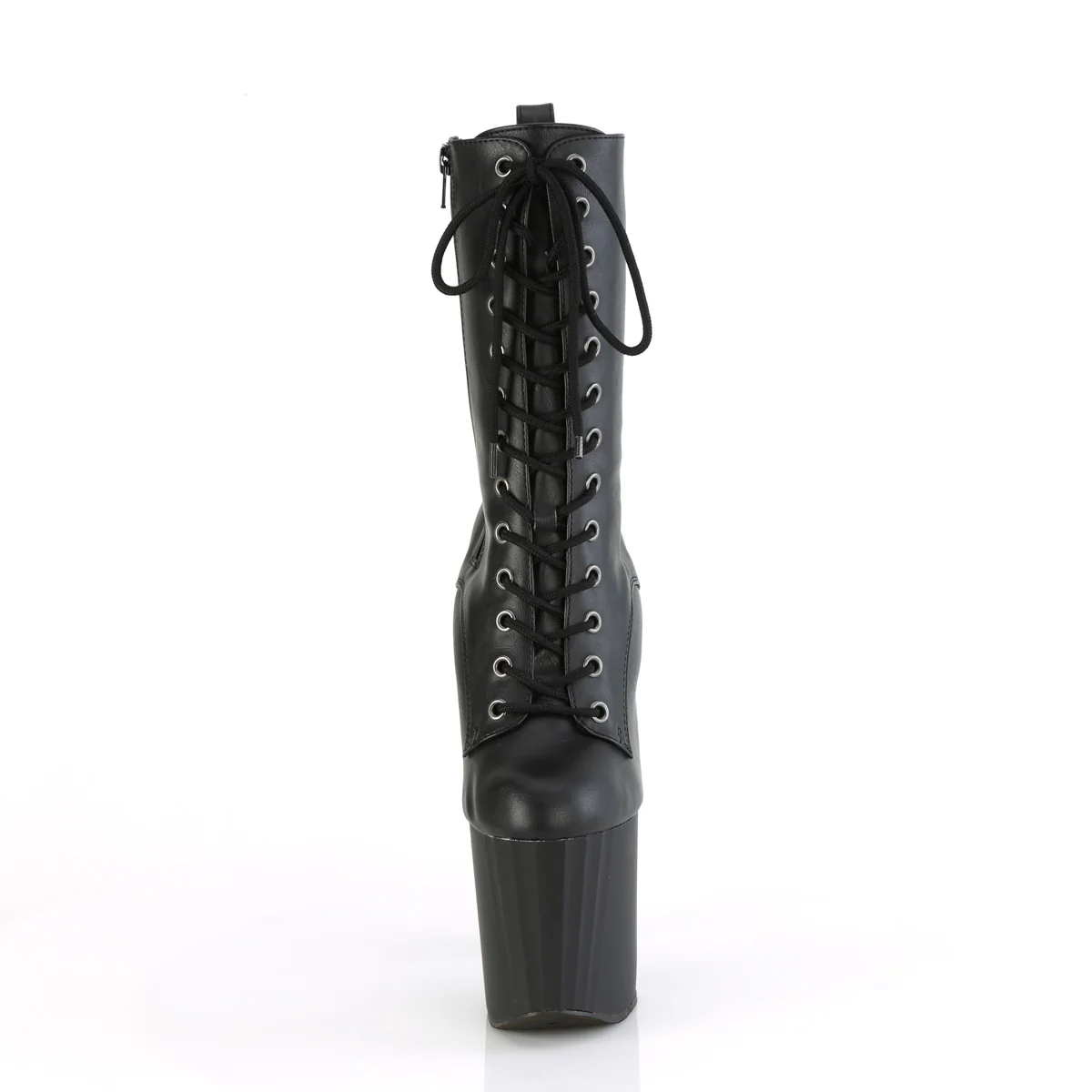 ENCHANT-1040 Black Faux Leather/Black Matte - Image 2