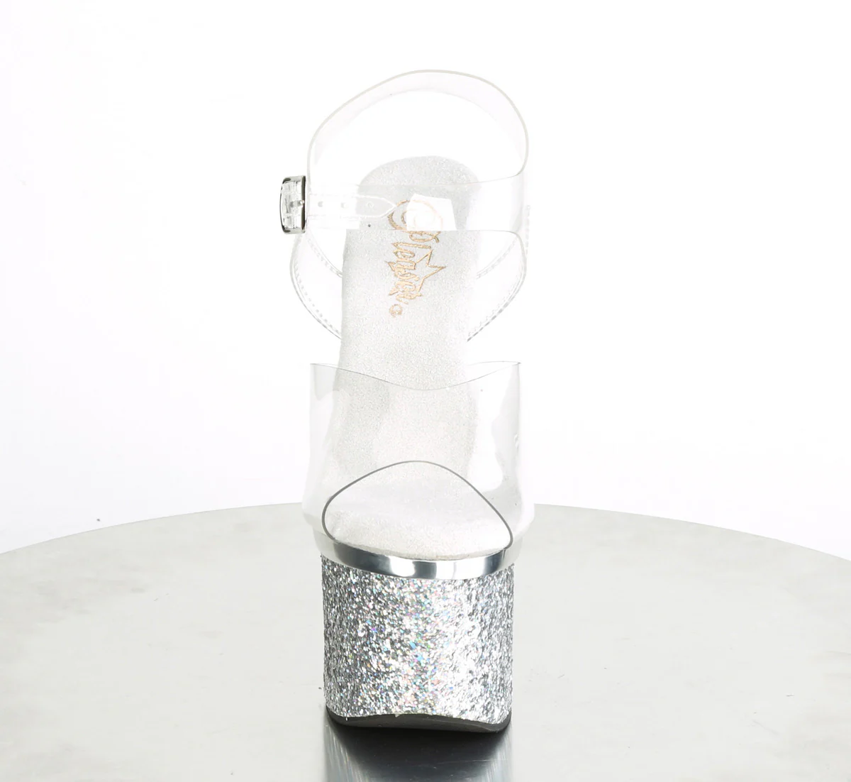 ESTEEM-708CHLG  Clear/Silver Chrome-Multi Glitter - Image 2