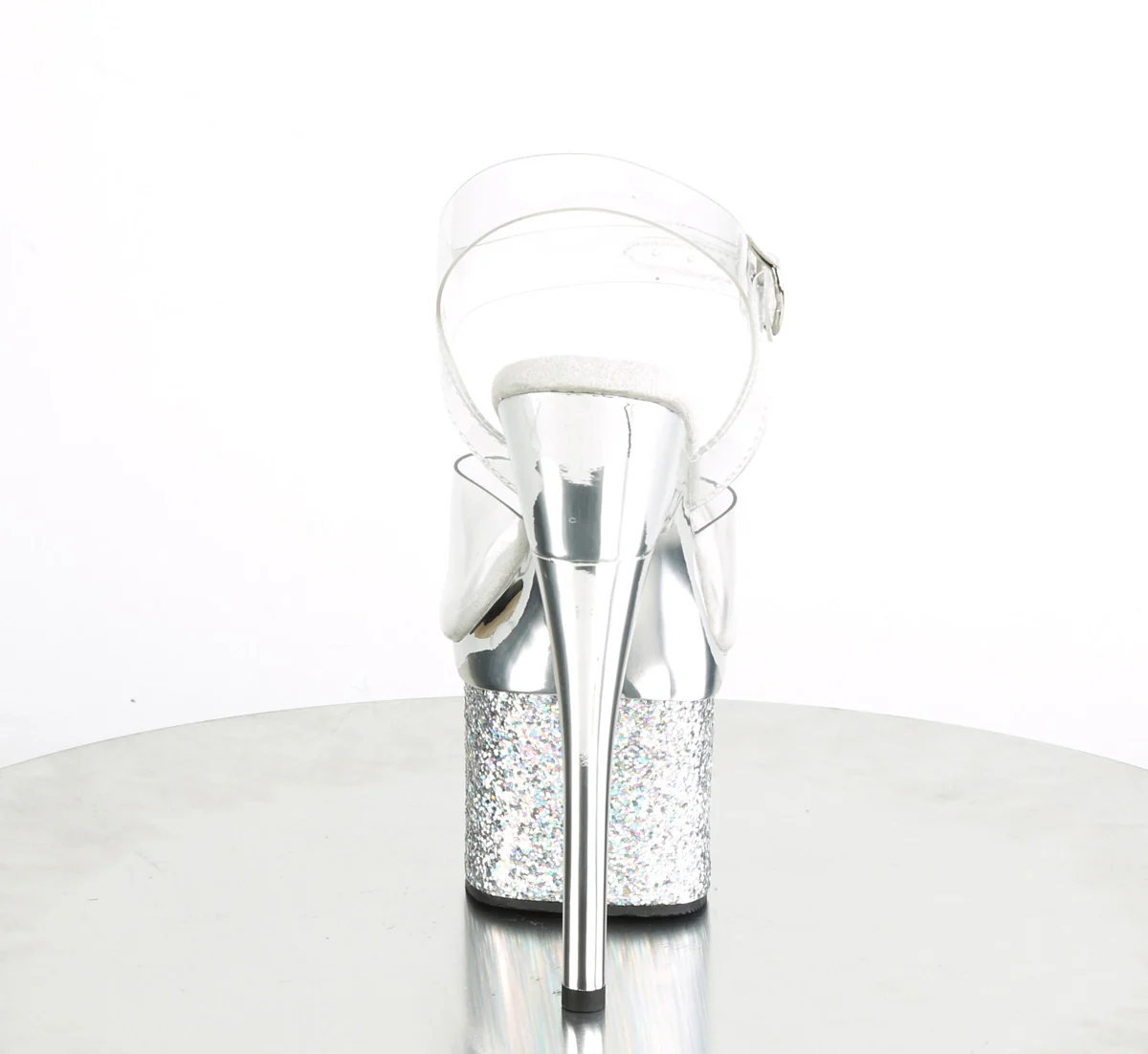 ESTEEM-708CHLG  Clear/Silver Chrome-Multi Glitter - Image 4