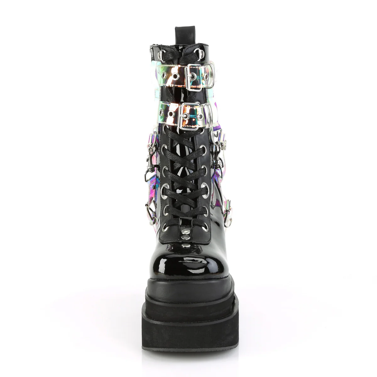 ETERNAL-115 Black Patent-Vegan Leather - Image 2