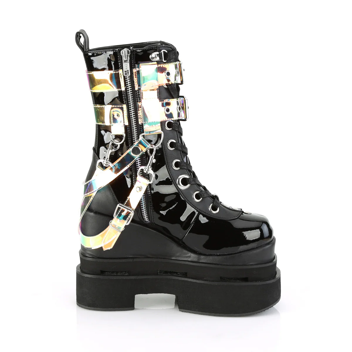 ETERNAL-115 Black Patent-Vegan Leather - Image 5