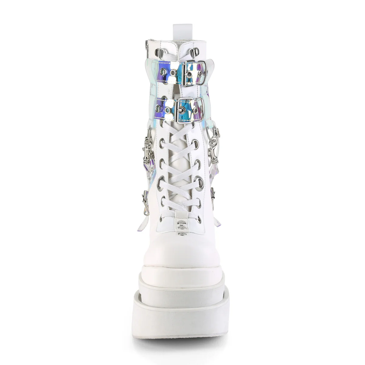 ETERNAL-115  White Vegan leather-Patent - Image 2