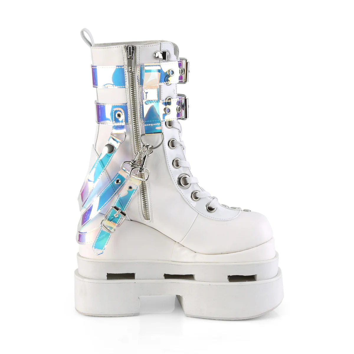 ETERNAL-115  White Vegan leather-Patent - Image 5