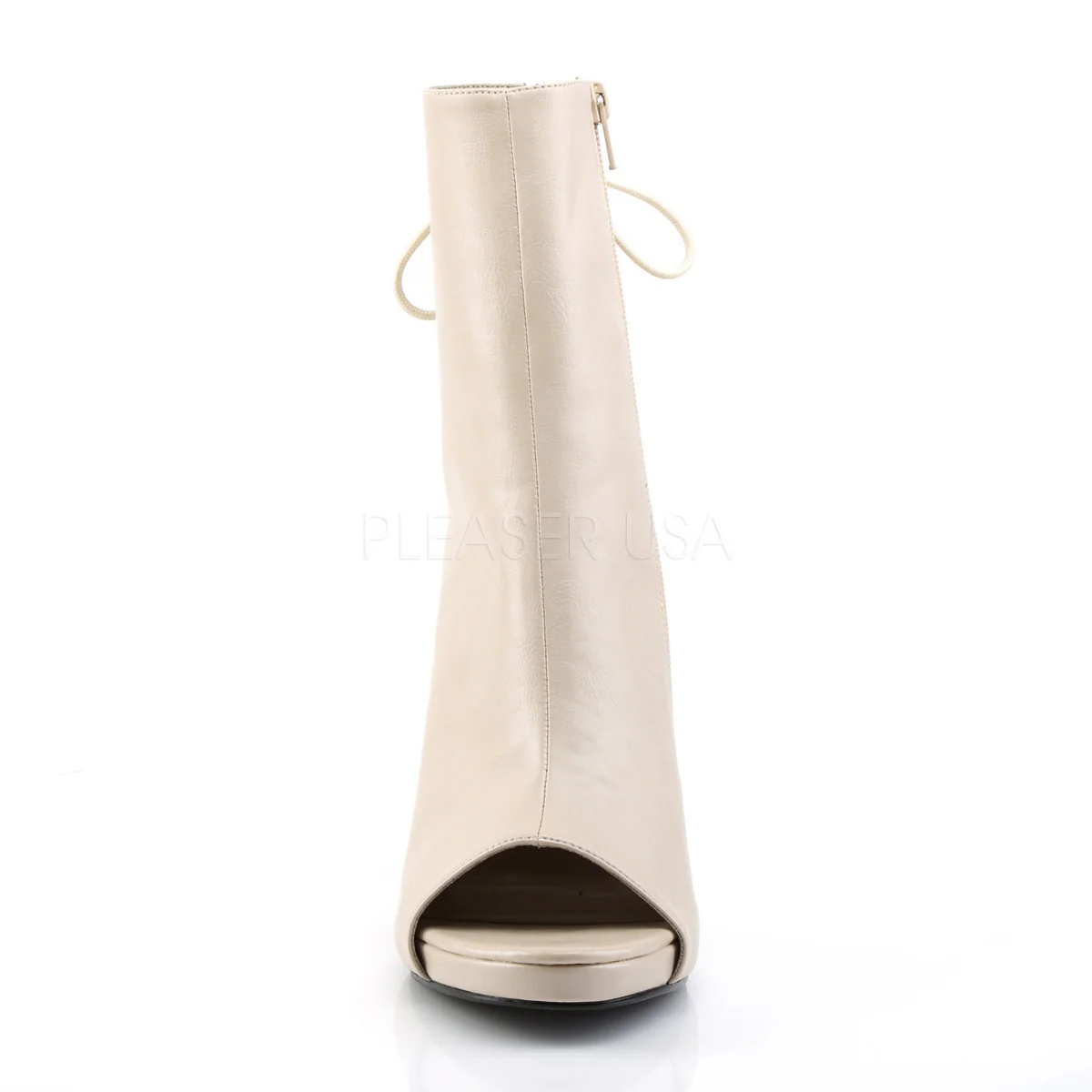 EVE-102 Cream Faux Leather - Image 2