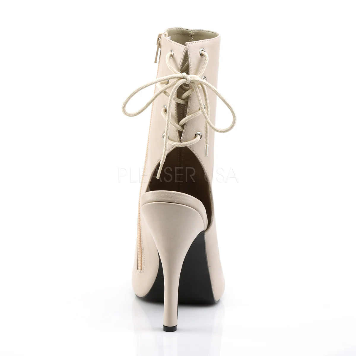 EVE-102 Cream Faux Leather - Image 4