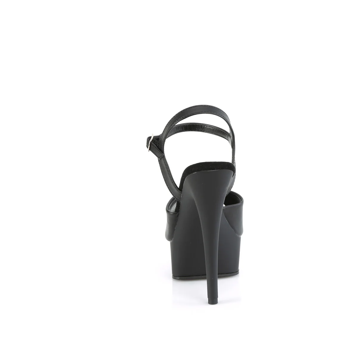 EXCITE-609  Black Faux Leather/Black Matte - Image 4
