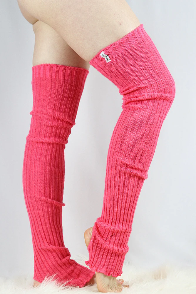 Rarr Extra Long Stirr-Up Knit Legwarmers Watermelon - Image 3