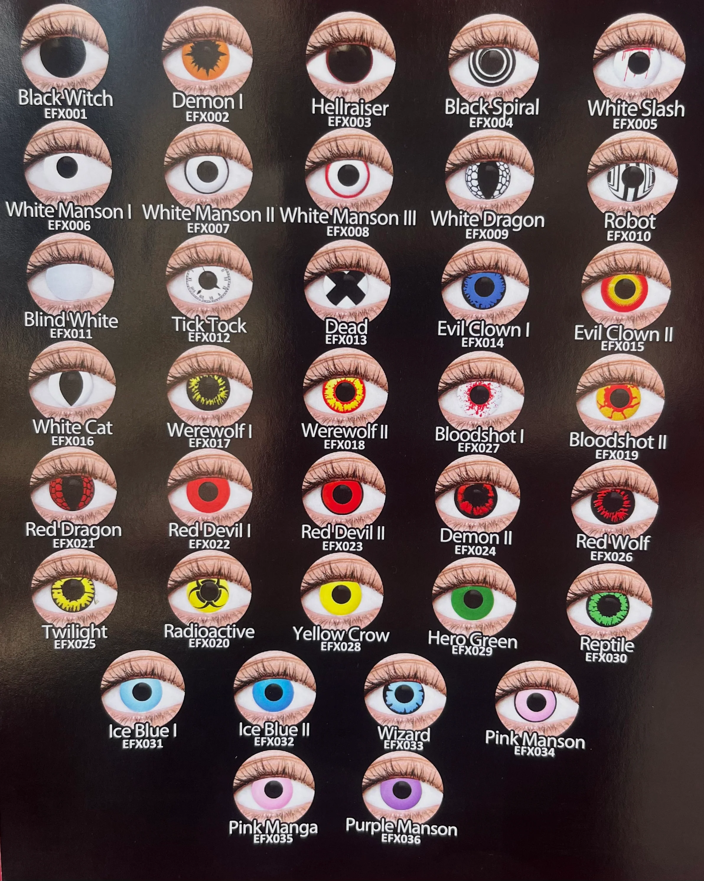 EyeFX Yearly Contact Lenses