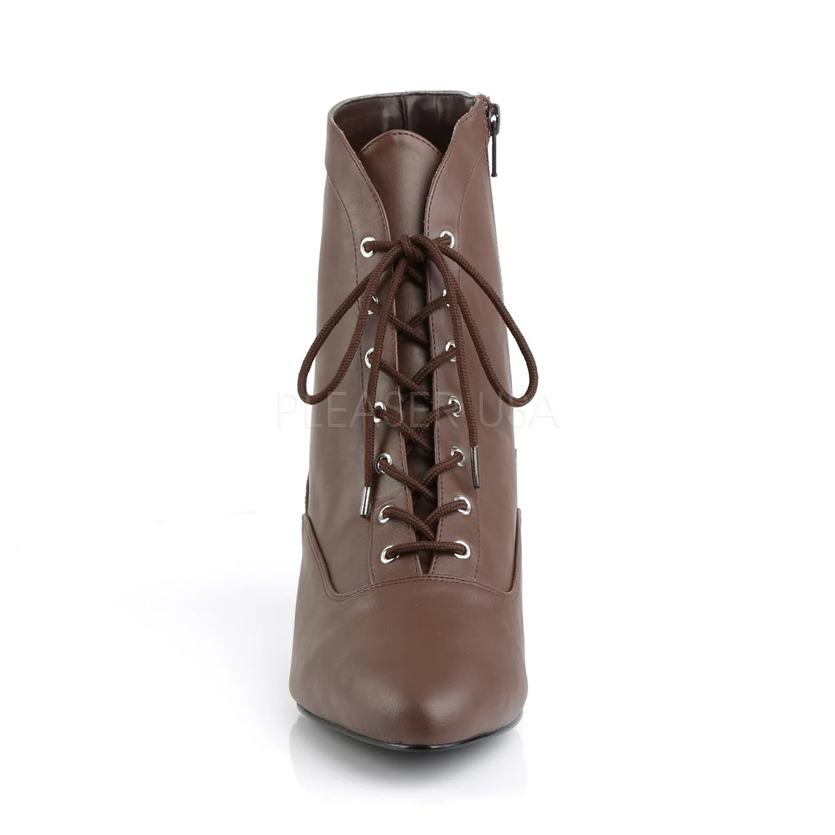 FAB-1005  Brown Faux Leather - Image 2