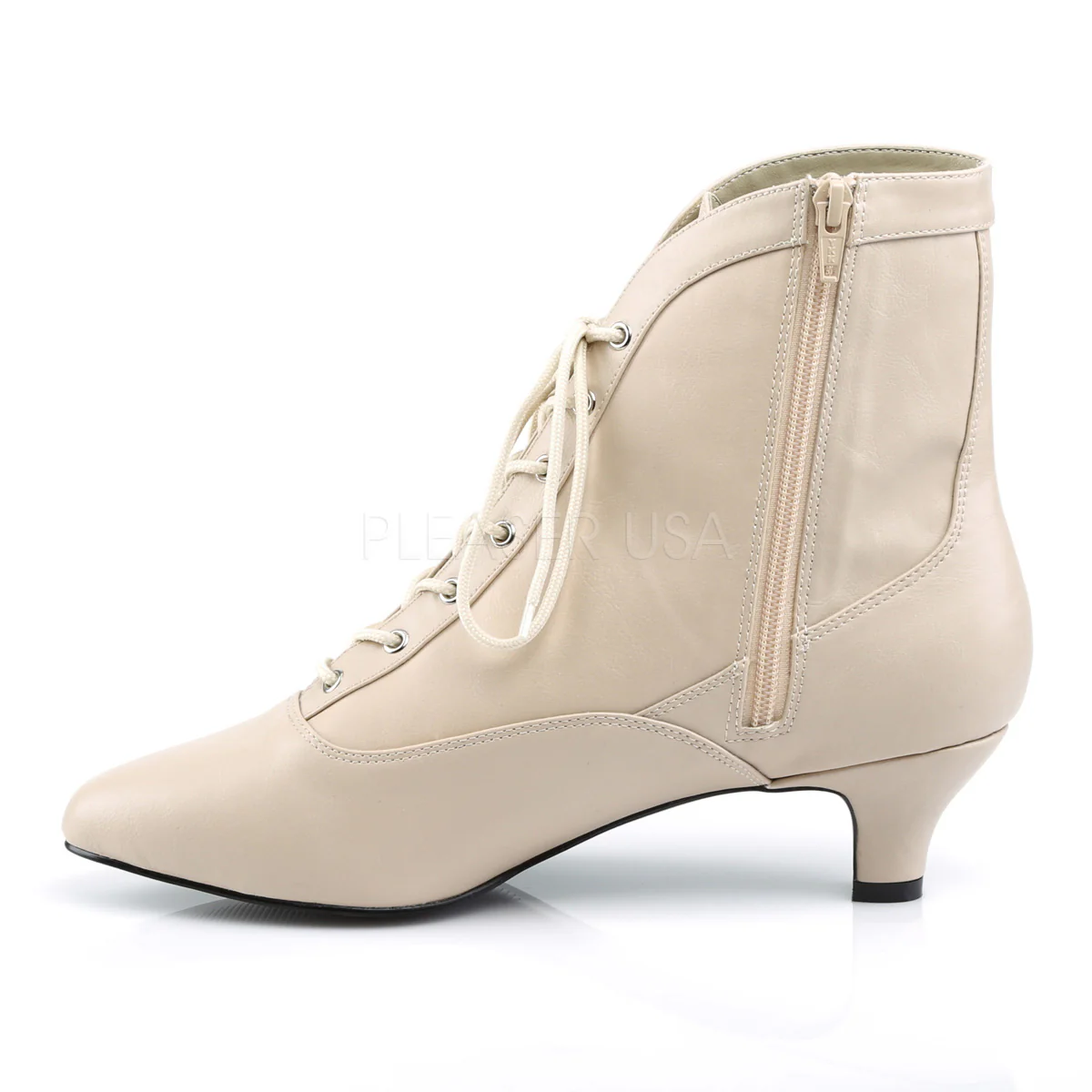 FAB-1005 Cream Faux Leather - Image 3