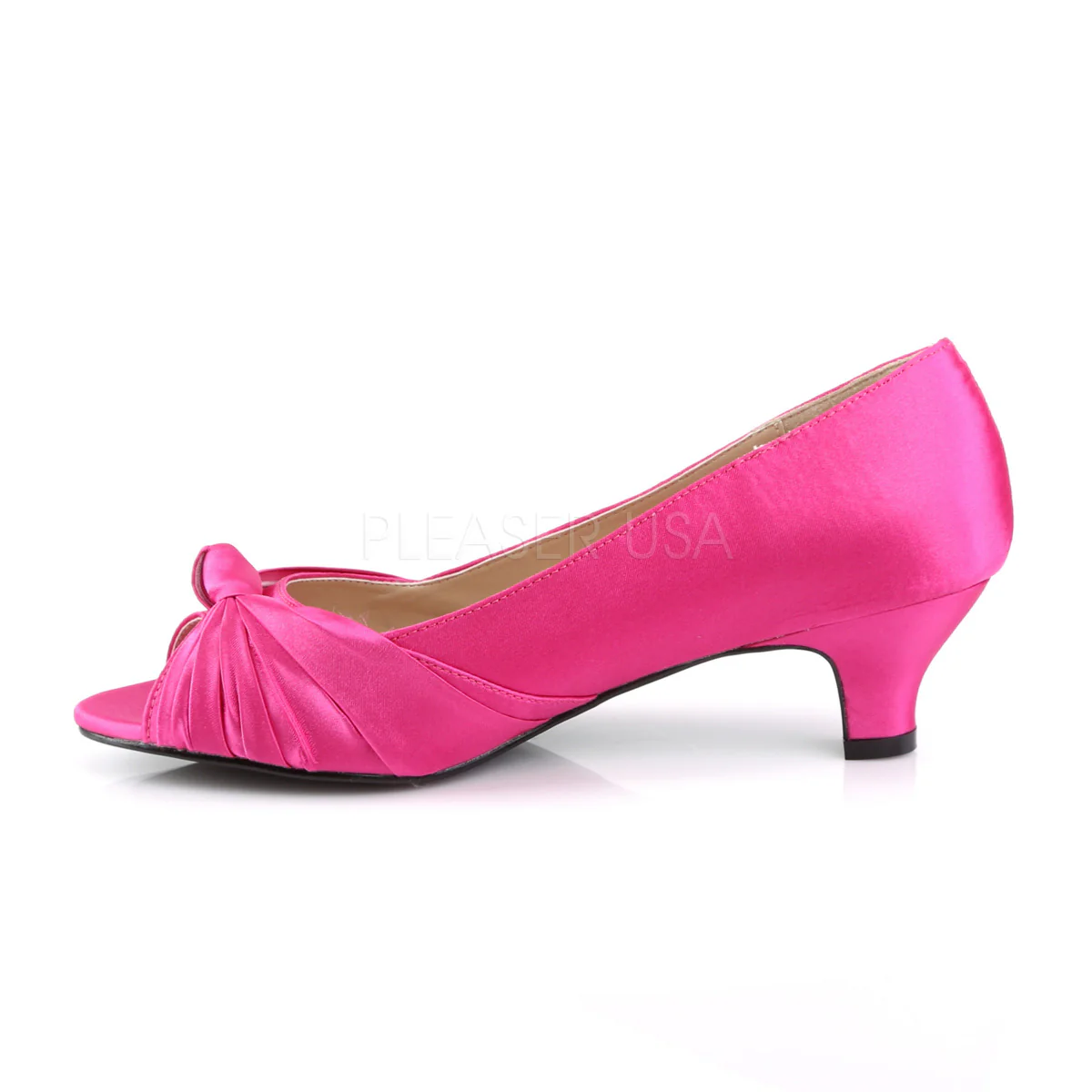 FAB-422  Hot Pink Satin - Image 3