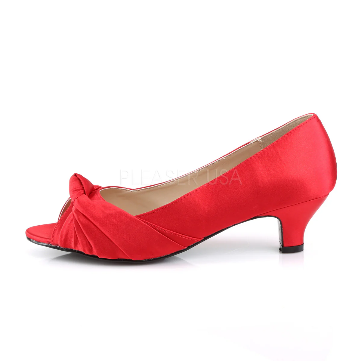 FAB-422  Red Satin - Image 3