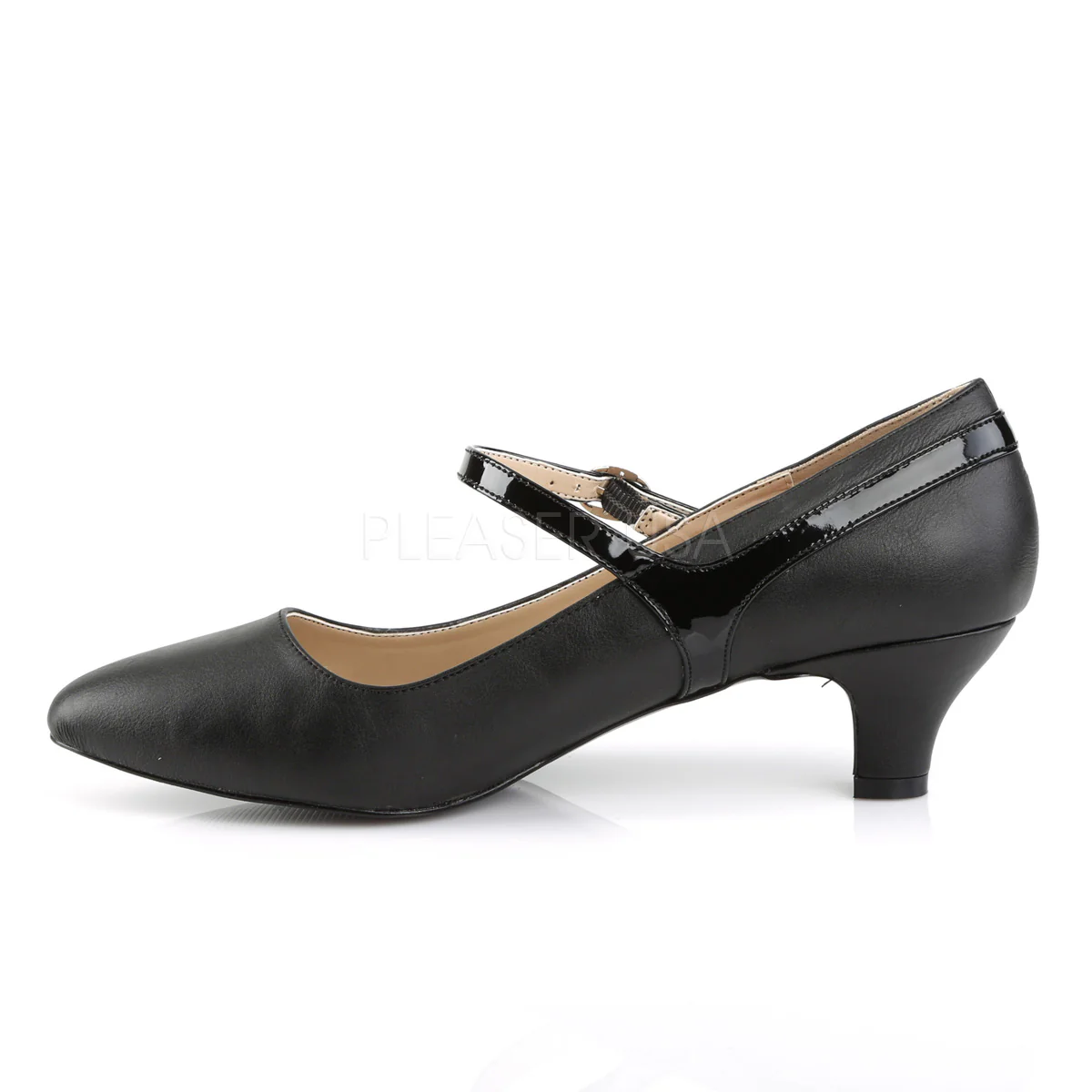 FAB-425  Black Faux Leather-Patent - Image 3