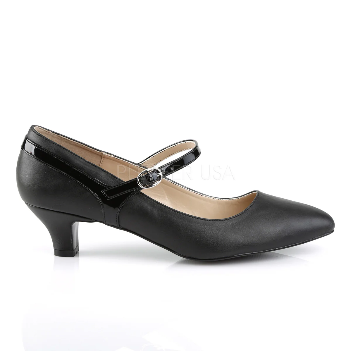FAB-425  Black Faux Leather-Patent - Image 5