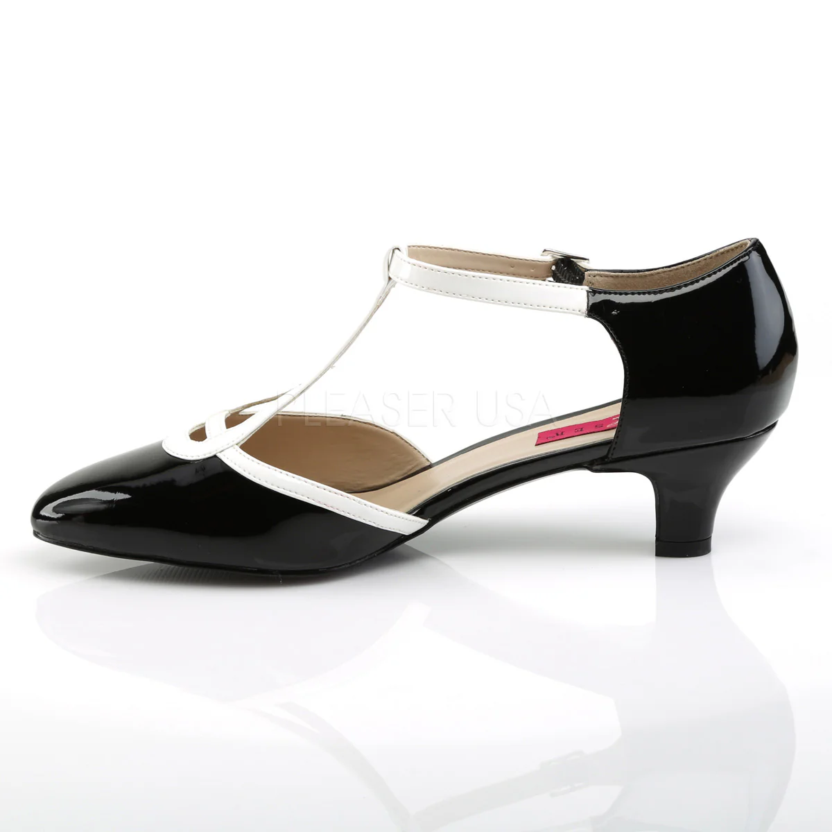 FAB-428 Black-White Patent/White - Image 3