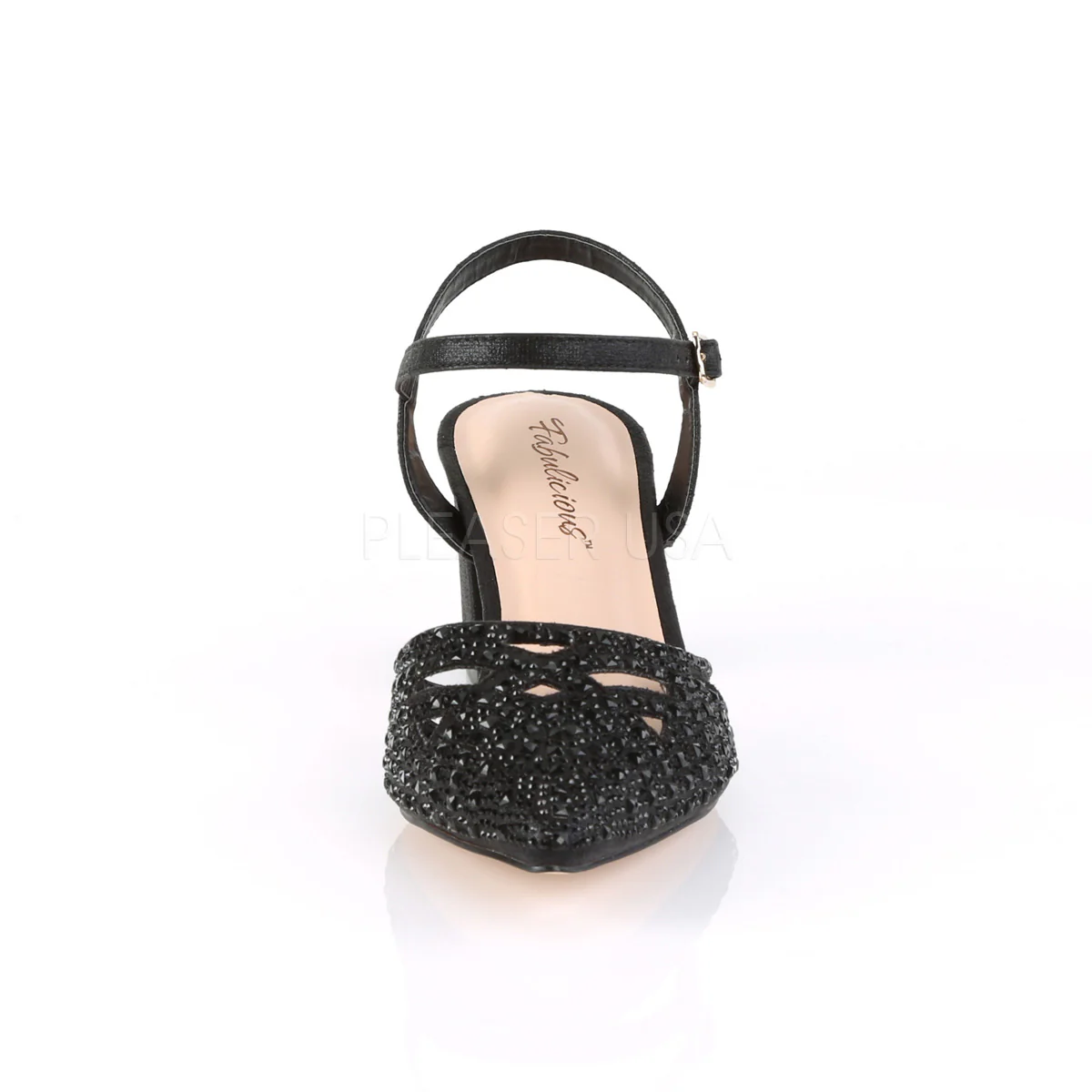 FAYE-06  Black Shimmering Fabric - Image 2