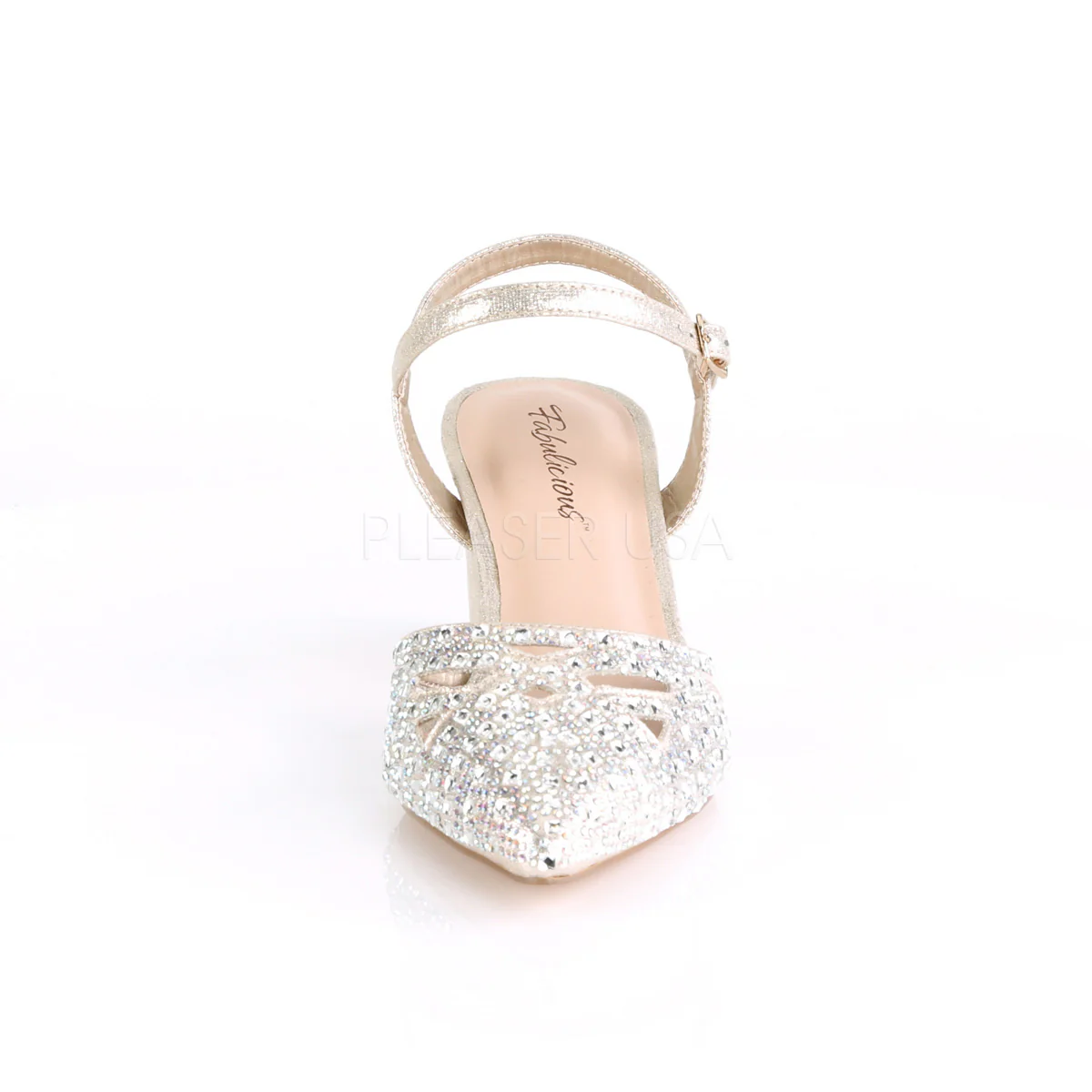 FAYE-06  Champagne Shimmering Fabric - Image 2
