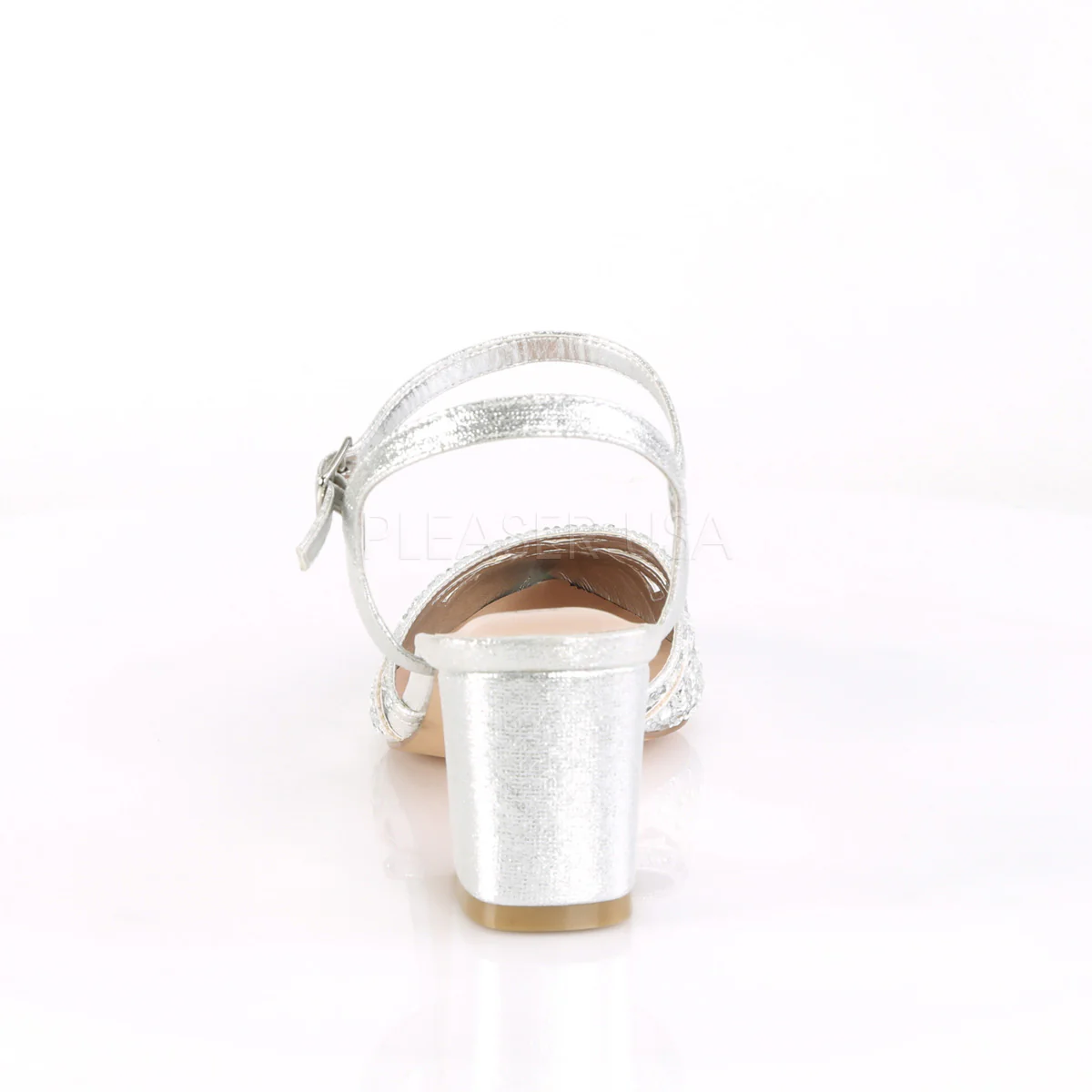 FAYE-06  Silver Shimmering Fabric - Image 4