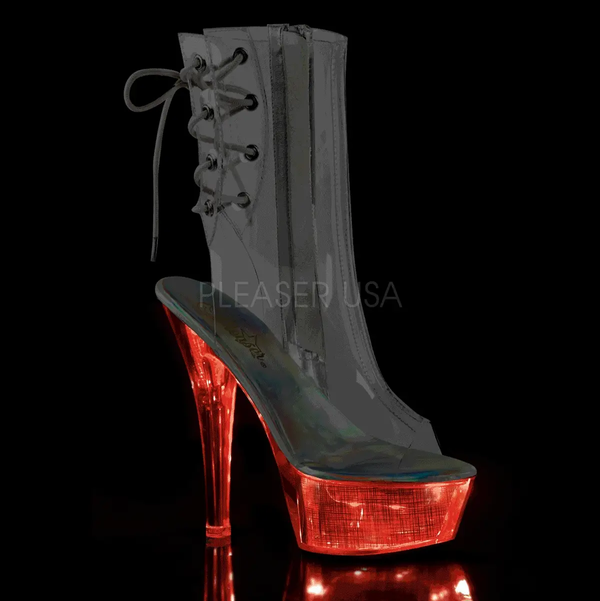 FLASHDANCE-1018C-CH  Clear/Silver Hologram
