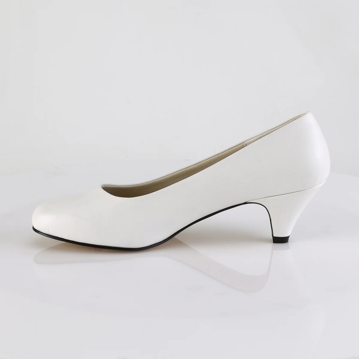 FEFE-01  White Faux Leather - Image 3