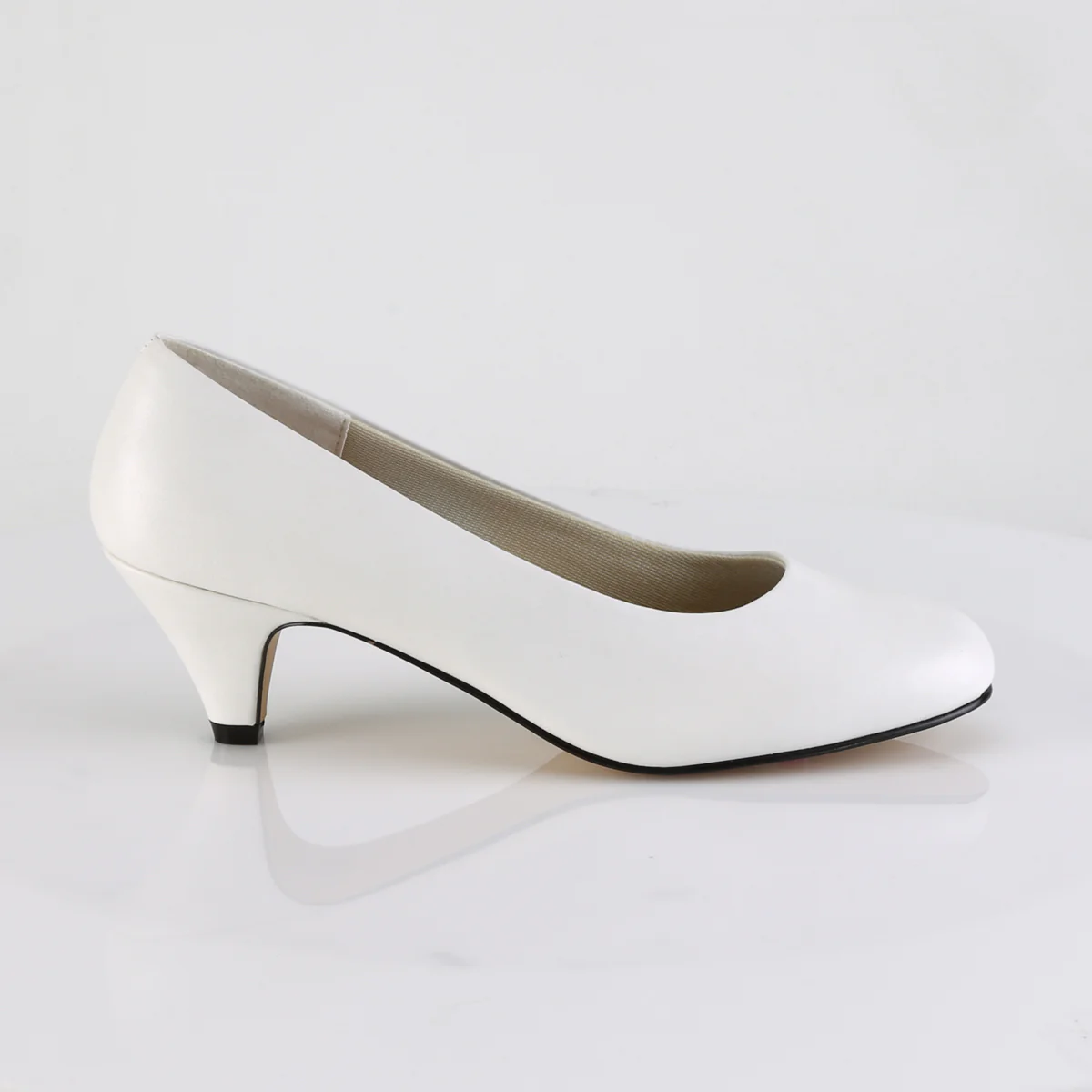 FEFE-01  White Faux Leather - Image 5