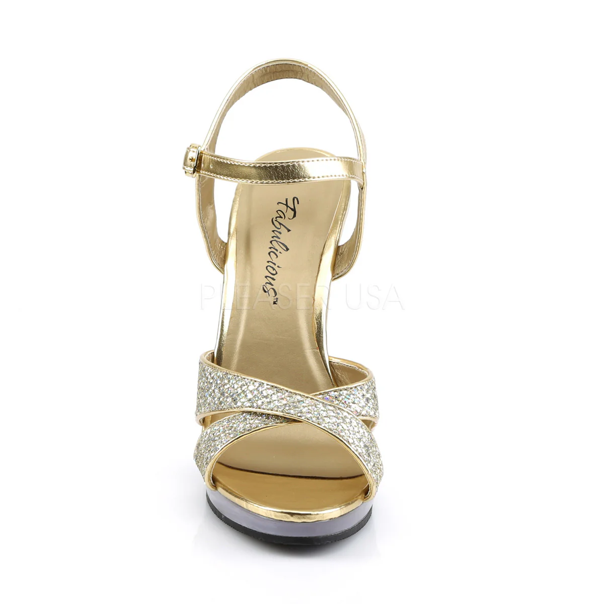 FLAIR-419(G)  Gold Multi Glitter/Clear - Image 2