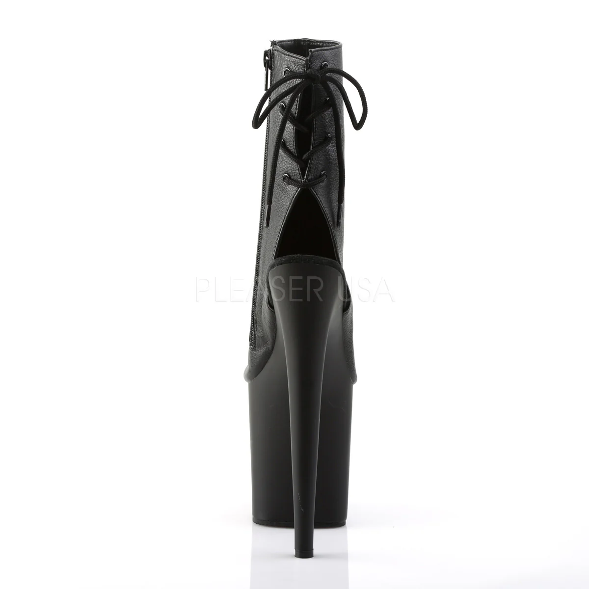 FLAMINGO-1018  Black Faux Leather/Black Matte - Image 4