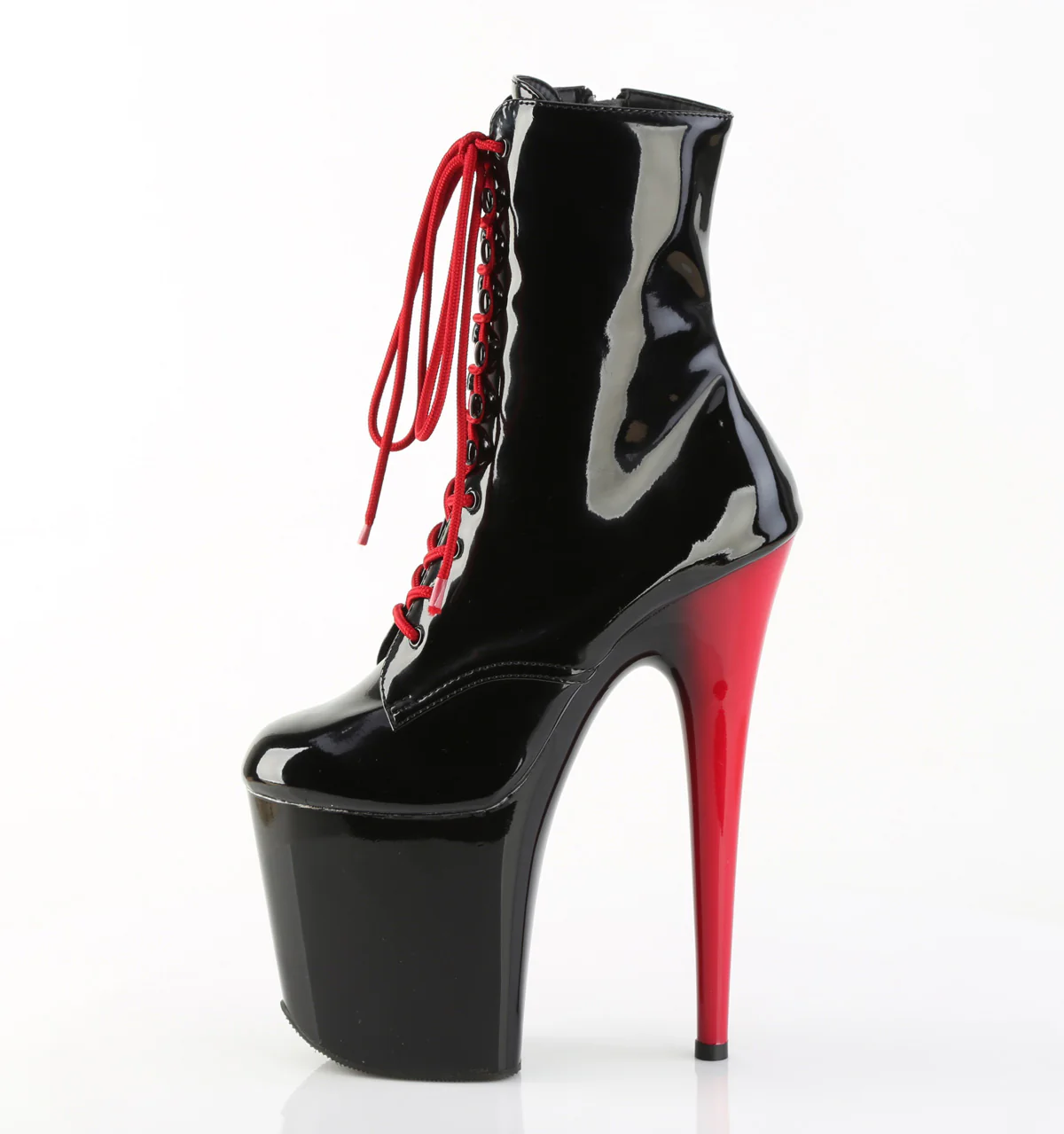FLAMINGO-1020  Black Patent/Black-Red - Image 3
