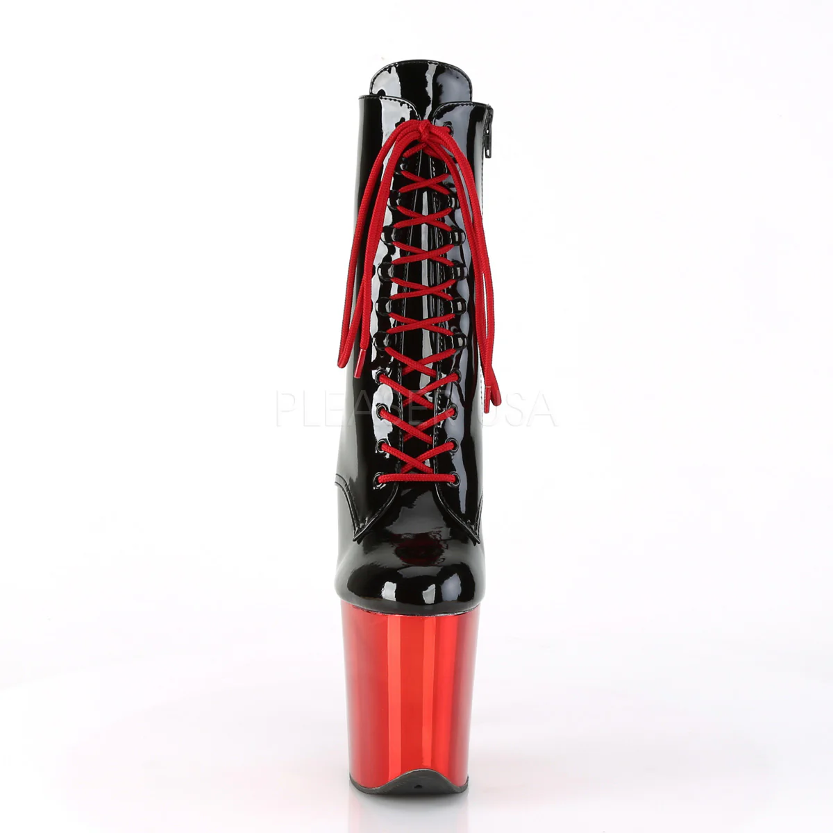 FLAMINGO-1020  Black Patent/Red Chrome - Image 2